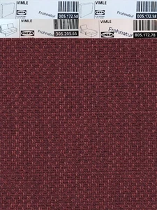 Ikea VIMLE Bezug für 3er Sofa mit Recamiere schmale Armlehnen Lejde rotbraun NEU - Bild 1 von 1