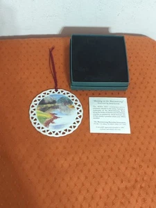 MWA 2001 Morning On The Musconetcong Watercolor By Adolf Konrad Ornament  - Picture 1 of 6