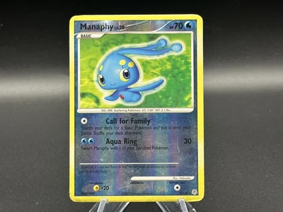 Manaphy - Reverse Holo - 9/130 Diamond & Pearl - Pokémon TCG - 2007 - Image 1 of 2