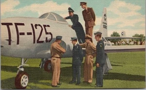 Postal LACKLAND AIR FORCE BASE San Antonio Texas "Escuela de Prevuelo de la USAF" años 50 - Imagen 1 de 2