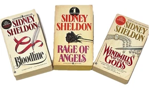 Sidney Sheldon Book Lot Of 3 Vintage Paperback Books - Picture 1 of 11