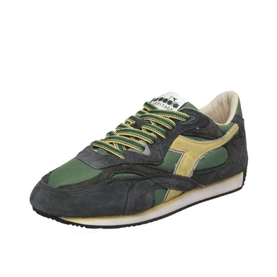Diadora Heritage Equipe Revenge Used - Low Suede Sneaker Grün - Herren