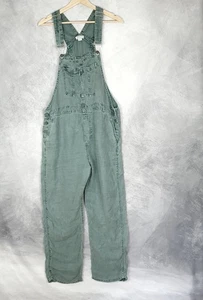 Mono Sundance para mujer pequeño calce relajado utilitario ropa de trabajo bolsillos lino mono - Imagen 1 de 17