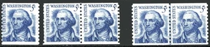 SC# 1304 - 1966 5¢ Prominent Americans: George Washington - Coil Collection - Picture 1 of 1