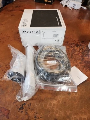 DELTA Trinsic 55085-BL Single-Setting Wall Mount Hand Shower - Matte Black - Image 1 of 4