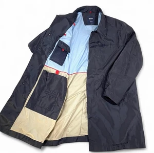 Boggi Milano Men’s Travel Wear Coat Navy Jacket EU 58 US XL Outerwear Italy - Picture 1 of 11