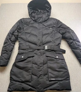 Adidas Long Down Padding 85 Black Puffer Jacket Size Large - Picture 1 of 10