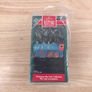 De colección Sello Navidad Skyline Motor Ornamento Tren Recuerdo 1992 Nuevo en Caja - Imagen 1 de 5