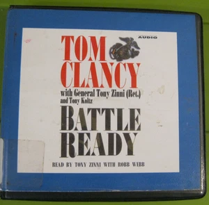 TOM CLANCY BATTLE READY AUDIO BOOK ON CD EX-LIBRARY BOOK RUN TIME APPROX 6 HOURS - Bild 1 von 4