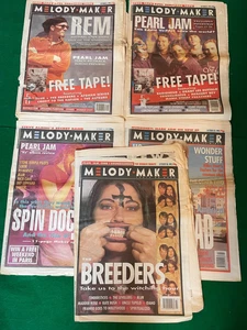 5 X Melody Maker Oct 1993 good framed! Breeders, RadioheaD REM PEARL JAM - Picture 1 of 6