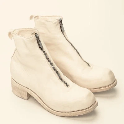 GUIDI Mujer’s PL1 Cremallera Frontal Suave Caballo Grano Completo Cuero Botines 41/11 EE. UU. Foto 1 de 4