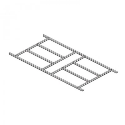 GRINDI IN THE GARDEN Betula Gartenhäuschen Bodenrahmen