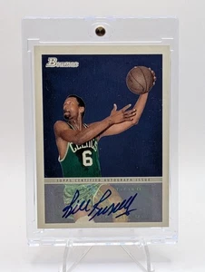 Bill Russell Celtics AUTO 🍀  2009 Bowman Topps  - Picture 1 of 2