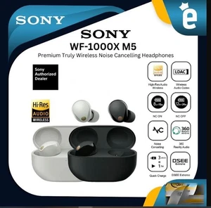 Sony WF-1000XM5/B The Best Truly Wireless Bluetooth Noise Canceling Earbuds - Picture 1 of 10