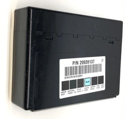 Módulo de control de carrocería Chevy Silverado 1500 2007-2011 BCM coincidencia identificación OEM 20939137 Foto 1 de 4