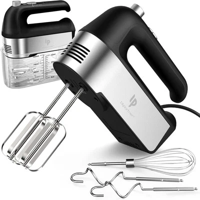 Hand Mixer Electric, 450W Kitchen Mixers with Scale Cup Storage Case, Black  - Image 1 of 4
