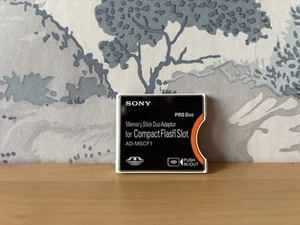 Sony AD-MSCF1 Memory Stick Duo Adapter for Compact Flash - Picture 1 of 5