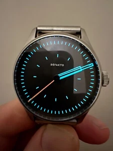 Defakto Kinetik Duro Zen - minimalist German watch w/ Milanese bracelet - Picture 1 of 11