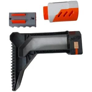 Nerf Modulus Replacement Attachments Lot Barrel Extension Shoulder Stock Holder - Picture 1 of 3