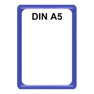 VPR25= Plakatrahmen DIN A5 blau Kunststoff Rahmen für Plakatständer Aufsteller - Bild 1 von 1