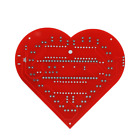 Diy Colorful Mcu Module Heart Shaped Lamp Light Electronic Circuit Board Kit Gfl