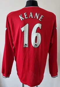 Manchester United 2000 - 2002 Home football Umbro Player Issue jersey #16 Keane - Picture 1 of 13