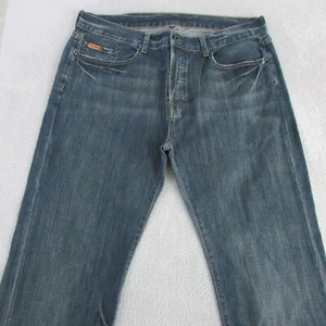 Ralph Lauren Jeans Mens Size W36-W38 L28 Blue Bootcut Denim Colton Button Fly - Picture 1 of 7