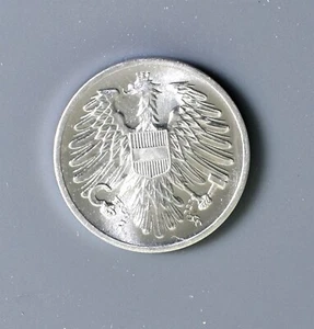 1964 ~ Austria ~ 2 Groschen Aluminum Coin ~ BU ~ Mint Condition ~ M522 - Picture 1 of 3