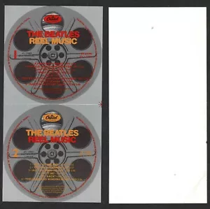 1982 The Beatles "Reel Music" Album Label, Capital Canada - Bild 1 von 3