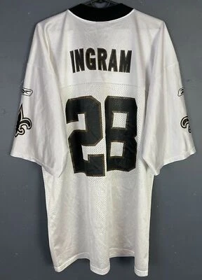 CAMISETA DE FÚTBOL AMERICANO REEBOK PARA HOMBRE NEW ORLEANS SAINTS MARK INGRAM #28 NFL TALLA L Foto 1 de 4