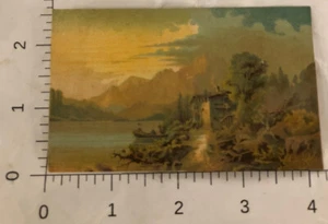 Victorian Trade Card House In Middle Of Nowhere Mountain VTC 8 - Bild 1 von 2