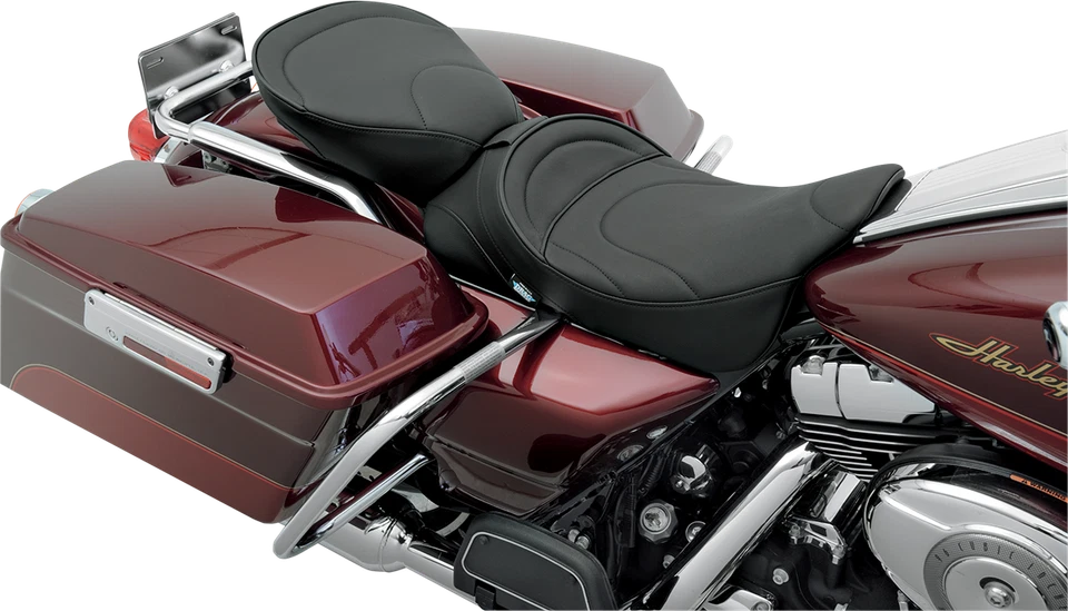 2014-2021 para Harley Street Glide Special FLHXS Wide Pillion Seat costurado suavemente - Imagem 1 de 1