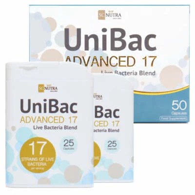 SWEET CURES UniBac Advanced 17 Probiotic Blend | Advanced Targeted Support | SC NUTRA