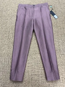 Haider Ackerman Hose Baumwolle Seide Roxy Pflaume Gr. 38 US6 Neu mit Etikett - Bild 1 von 4