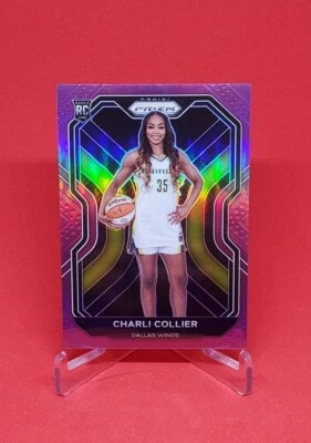 2021 Panini Prizm WNBA #89 Charli Collier RC Purple Prizm /99 Wings Rookie - Image 1 of 2