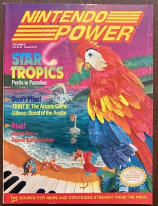 Nintendo Power Magazine Vol #21 February 1991 - Star Tropics, TNMT II Arcade, Ul - Picture 1 of 10