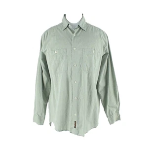 Camicia uomo Timberland taglia M verde menta LS 100% cotone con bottoni - Foto 1 di 4