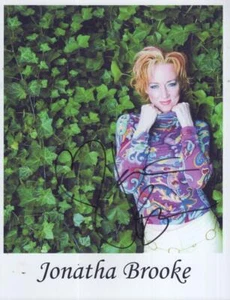 FOTO 8X5X11 FIRMADA POR JONATHA BROOKE AUTOGRAFIADA CON CERTIFICADO DE AUTENTICIDAD - Imagen 1 de 1