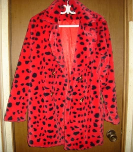 Eilly Bazar Dalmatin Print Fuzzy Coat - Bild 1 von 5