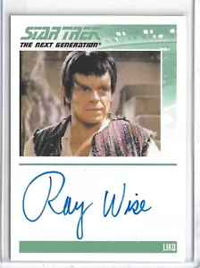 Star Trek TNG The Next Generation Autograph Card Ray Wise as Liko KAC - Picture 1 of 2