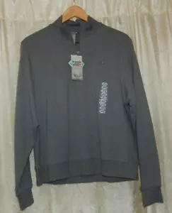 Champion NEU Damen-Sweatshirt Large L Bio grau Baumwolle halber Reißverschluss Freizeit - Bild 1 von 6