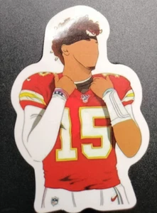 Kansas City Chiefs Patrick Mahomes NFL Vinyl Decal Sticker for Tumblers Laptops - Picture 1 of 2