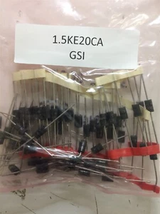 1.5KE20CA GSI TVS DIODE 20VWM 27.7VC DO201 26 PIECES - Picture 1 of 1