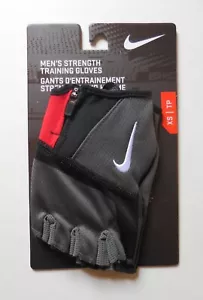 Guanti Nike Strength Training Uomo Nero/Grigio/Rosso/Bianco X-Small - Foto 1 di 7