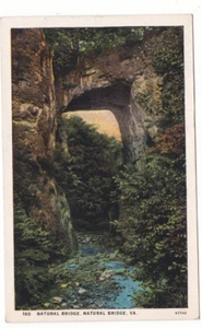 Natural Bridge / Virginia antike Postkarte - Bild 1 von 2