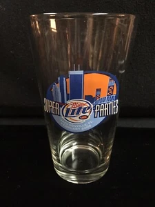 Miller Beer Glass Jax, Florida 2005 Super Bowl 39 XXXIX Patriots & Eagles - Imagen 1 de 7