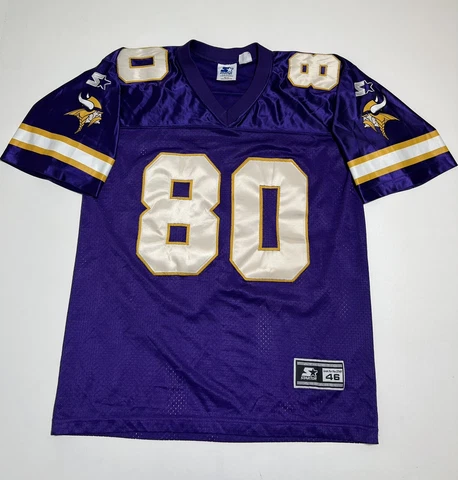 Vintage 1998 Cris Carter Starter Authentic Minnesota Vikings Jersey 90s Mens 46 Cover