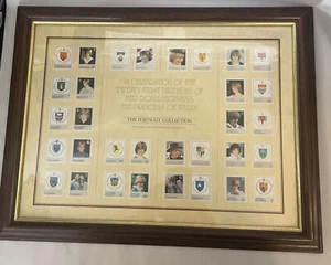 Vintage 1980’s Framed Stamp 21st Birthday Of Diana The Princess Of Wales 45x36cm - Picture 1 of 16
