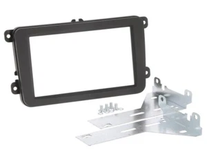 für Skoda Fabia 2 5J Auto Radio Blende Montage Einbau Rahmen Doppel-DIN 2-DIN - Bild 1 von 2