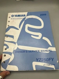 Genuine Yamaha 2009 YZ250FY Owner's Service Repair  Manual LIT-11626-22-56 - Bild 1 von 12